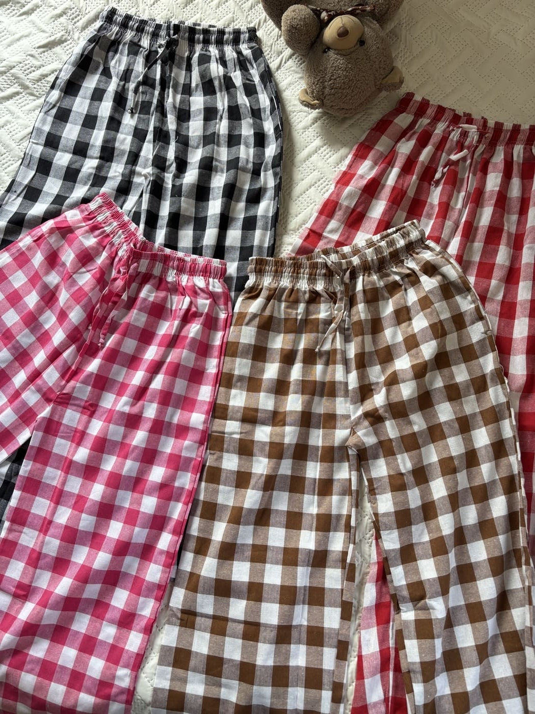 Cute plaid homebody pajamas