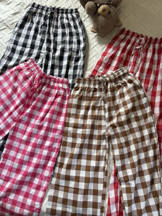 Cute plaid homebody pajamas