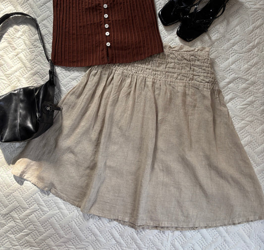 Linen skirt