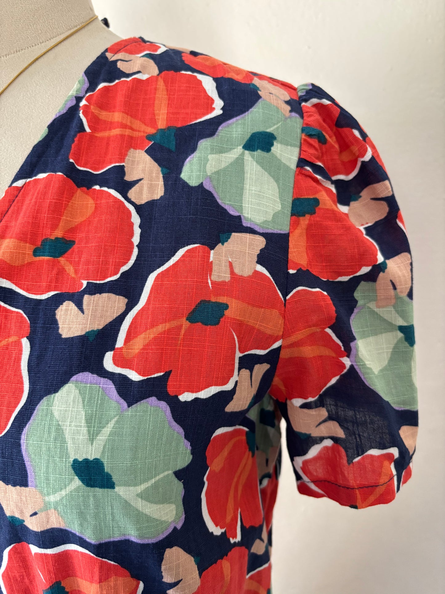 Seasalt Cornwall beautiful floral linen A line dress