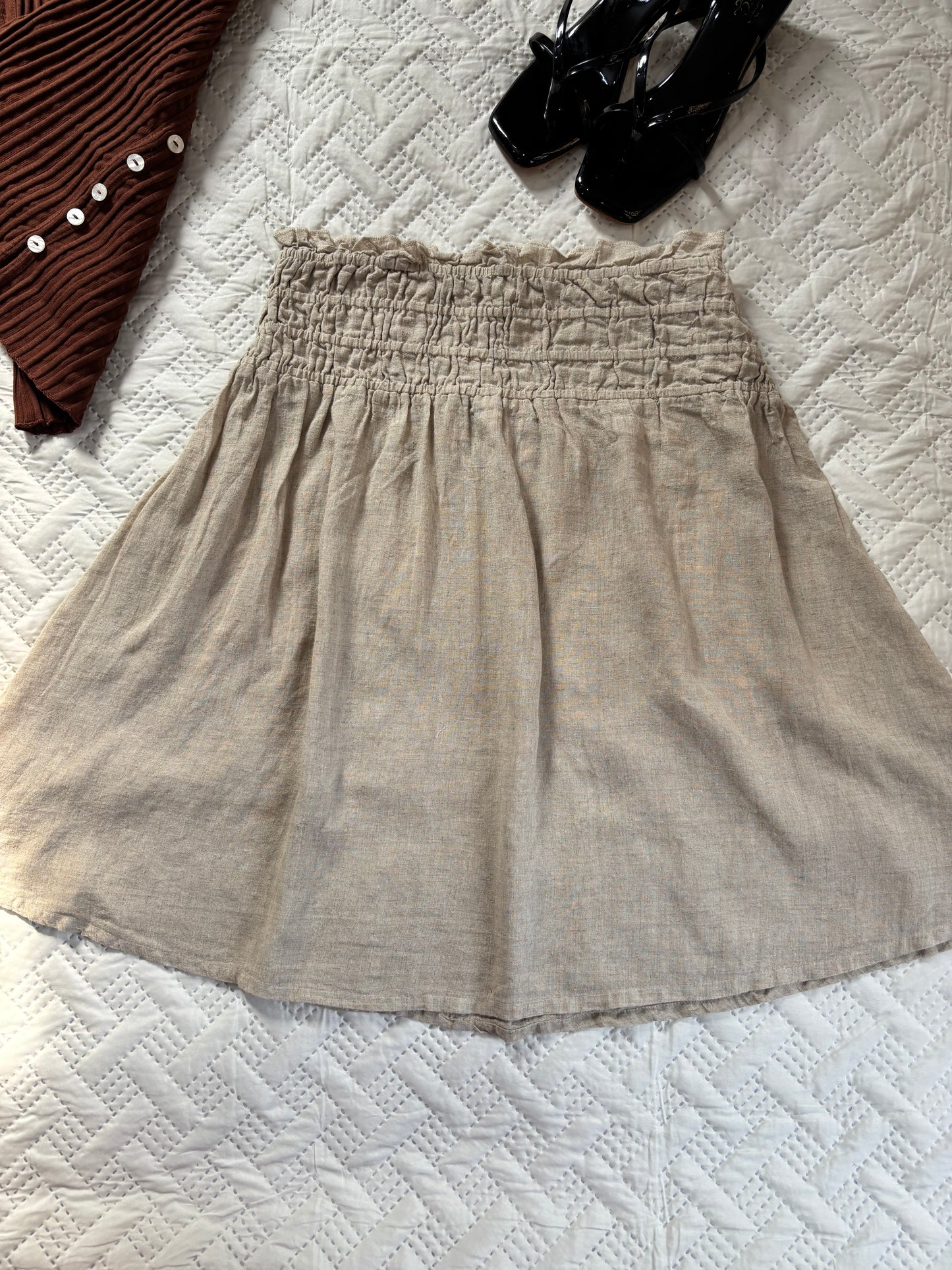 Linen skirt