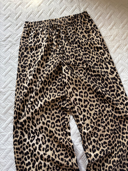 Cotton drawstring pajamas