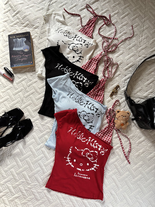 Hello kitty padded tops