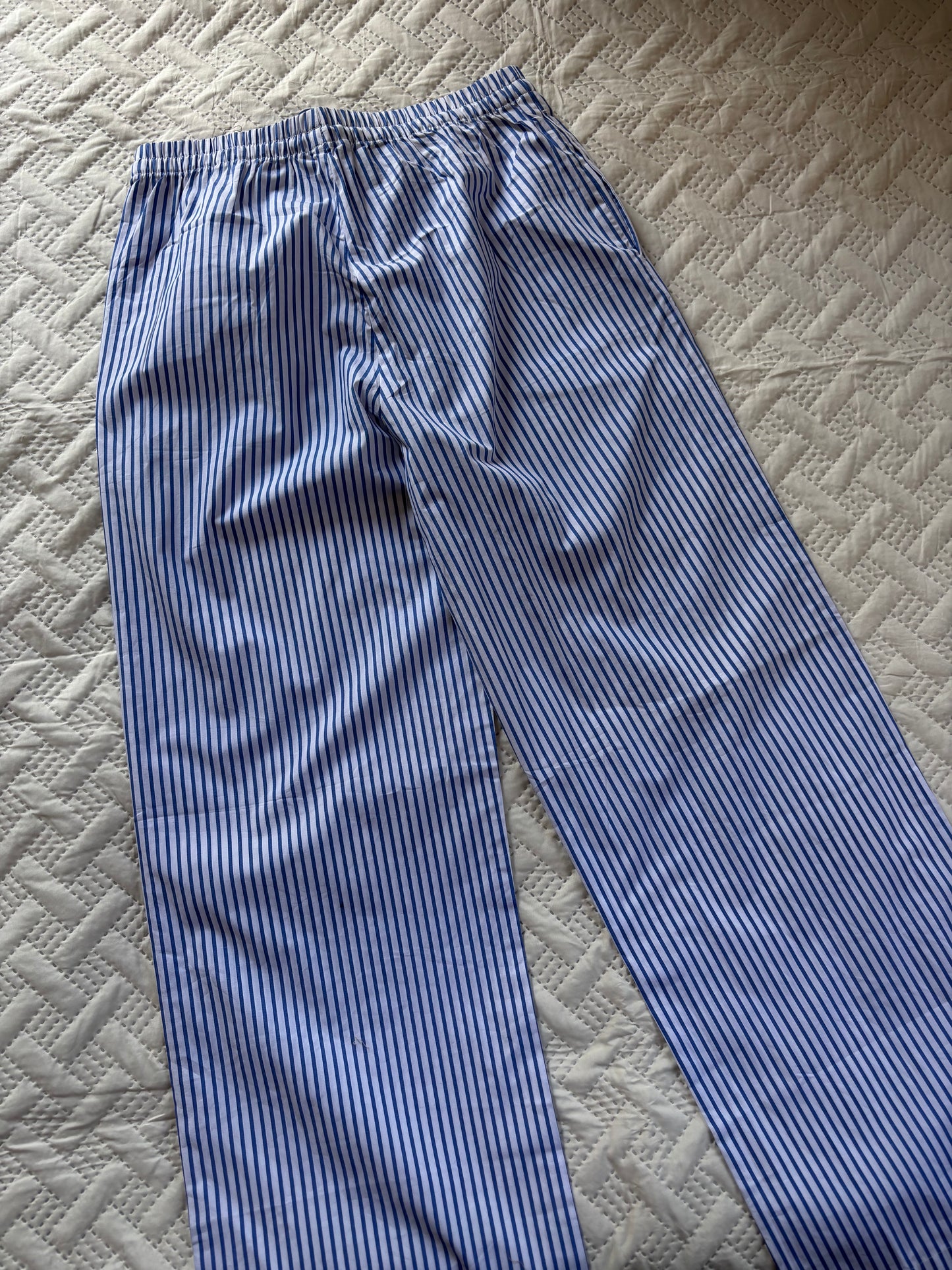 Cotton drawstring pajamas