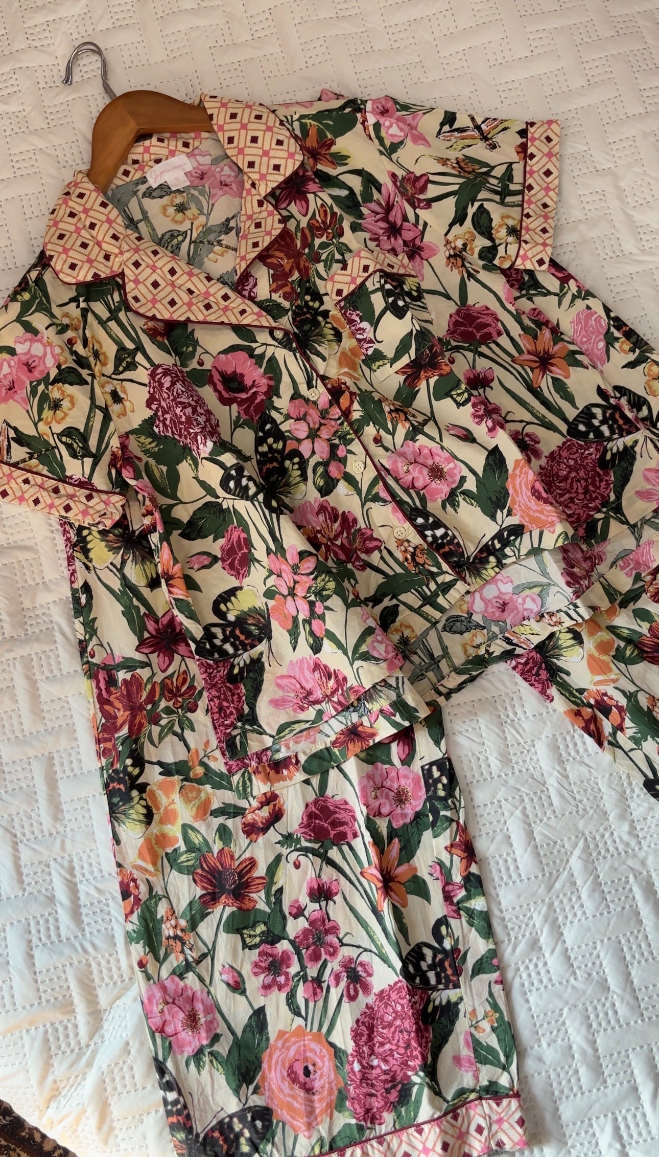 Gardenia cotton nightsuit set