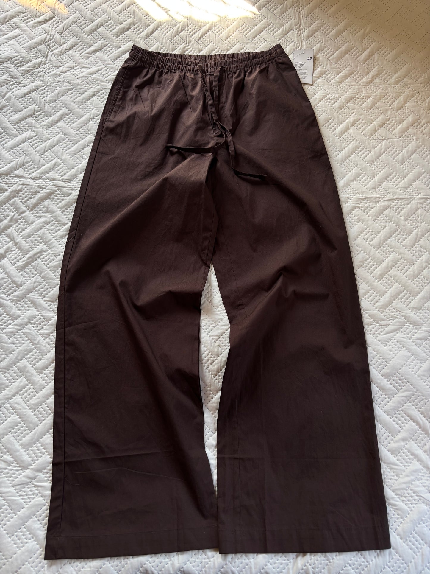 Cotton drawstring pajamas