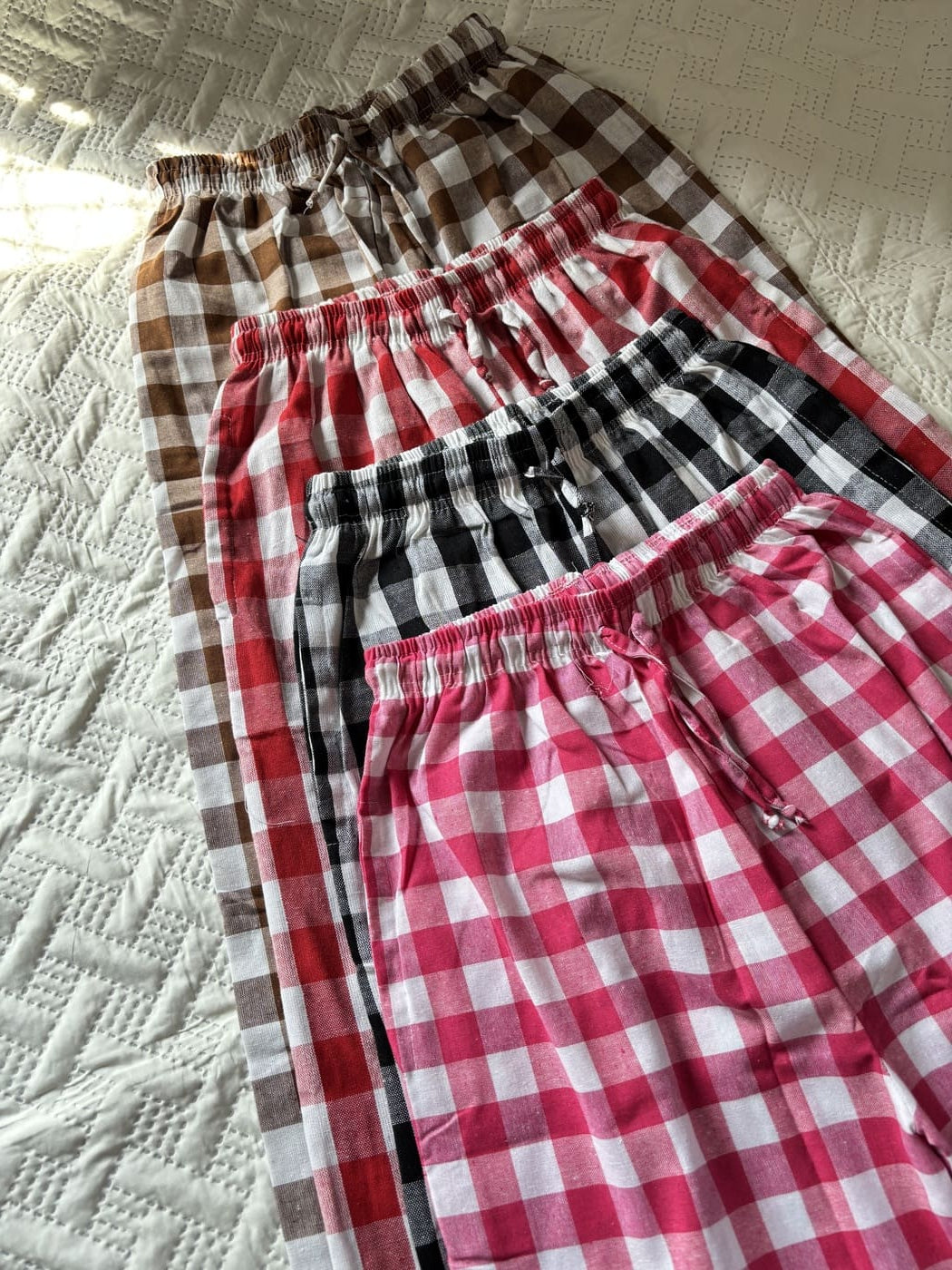 Cute plaid homebody pajamas
