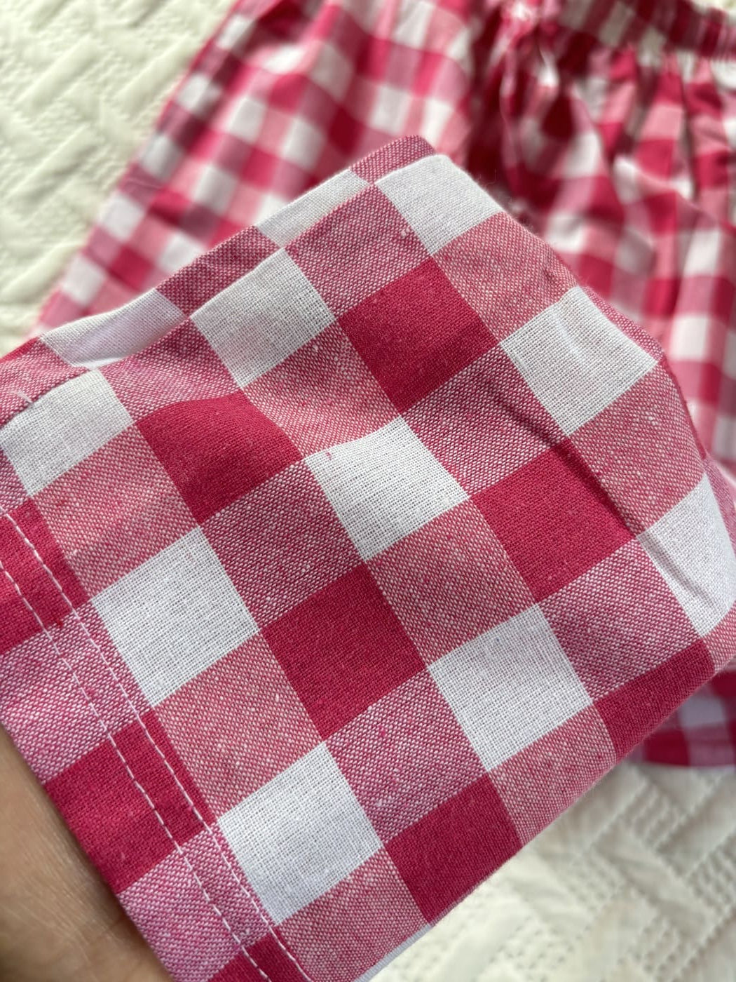 Cute plaid homebody pajamas