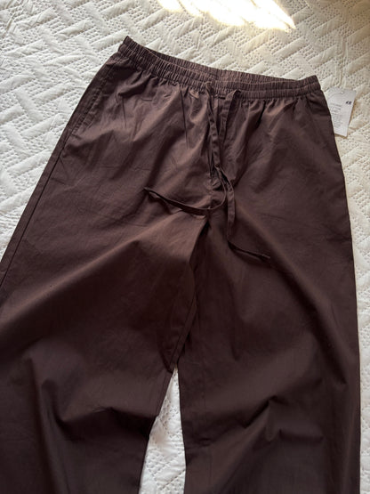 Cotton drawstring pajamas