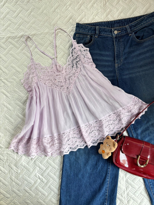 Lavender fiona lacey top