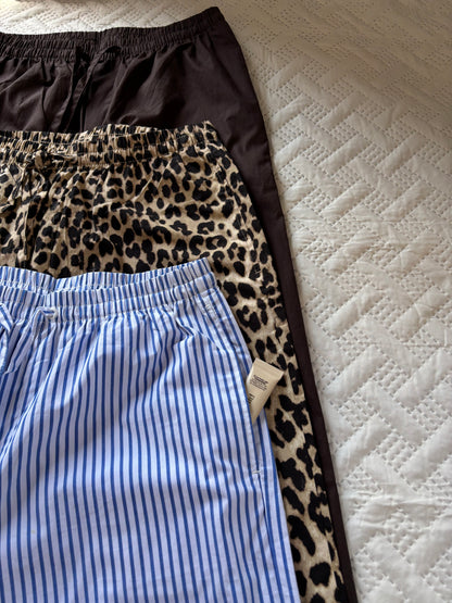 Cotton drawstring pajamas
