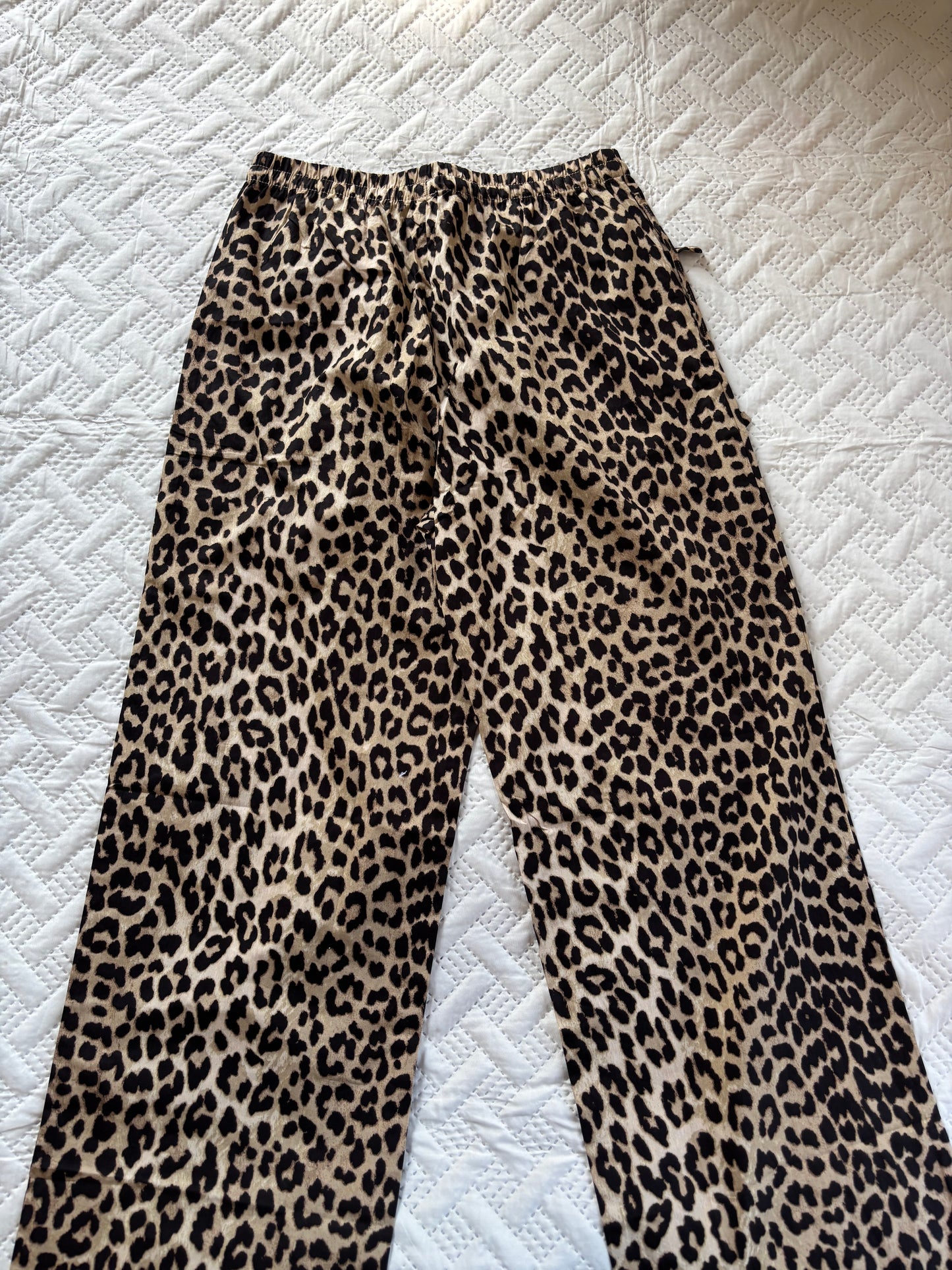 Cotton drawstring pajamas