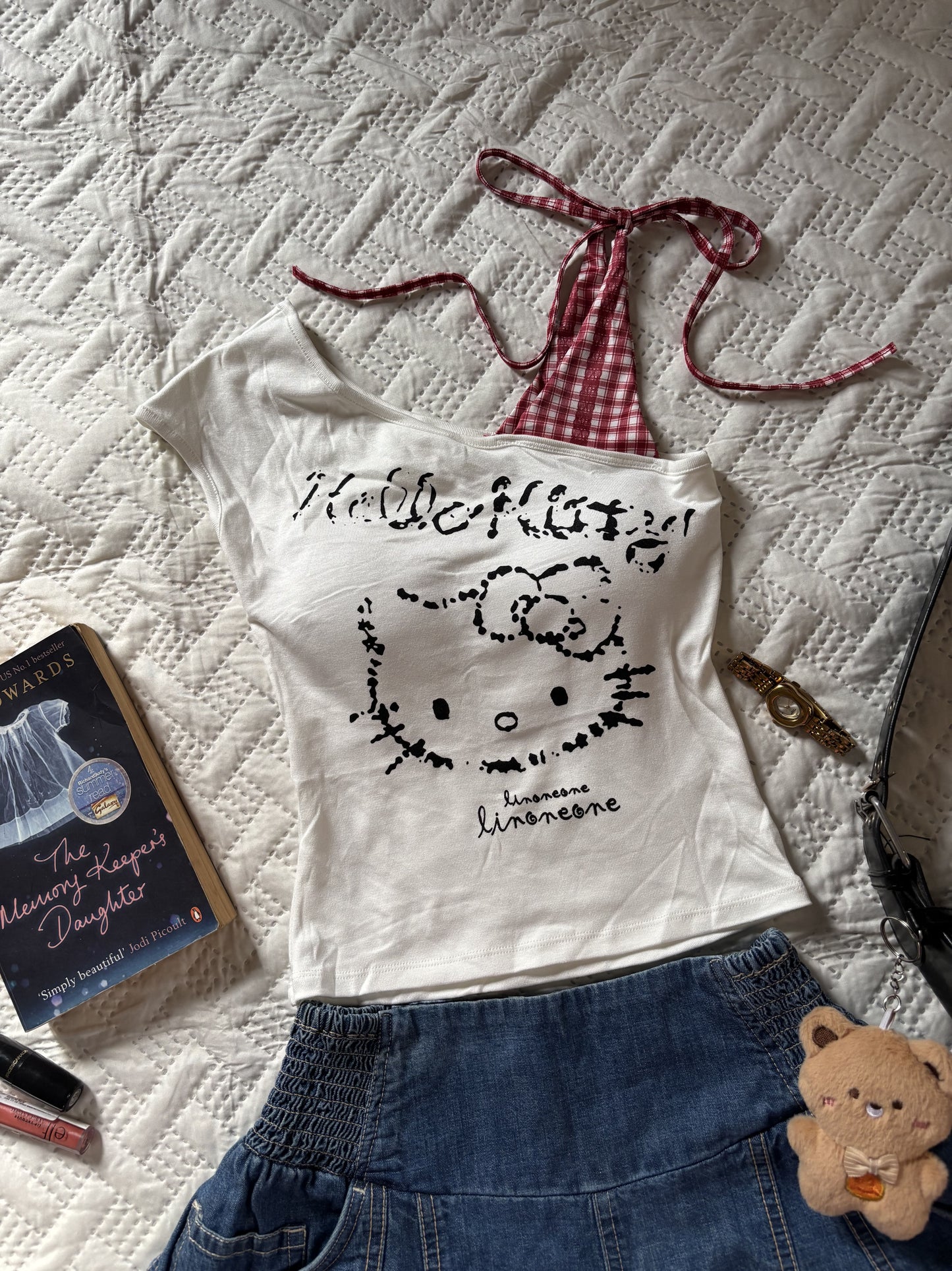 Hello kitty padded tops