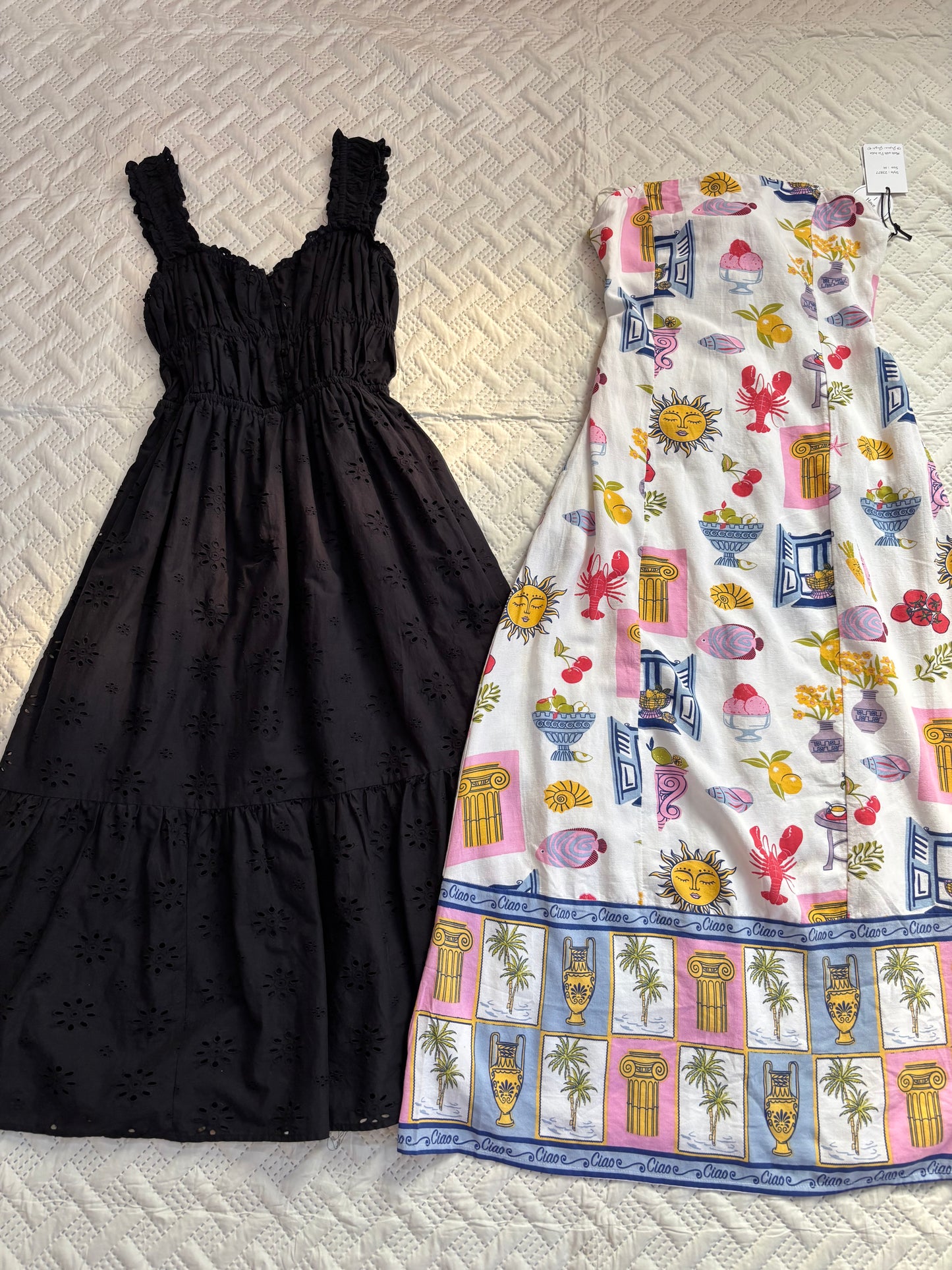 Layla ciao tube linen dress