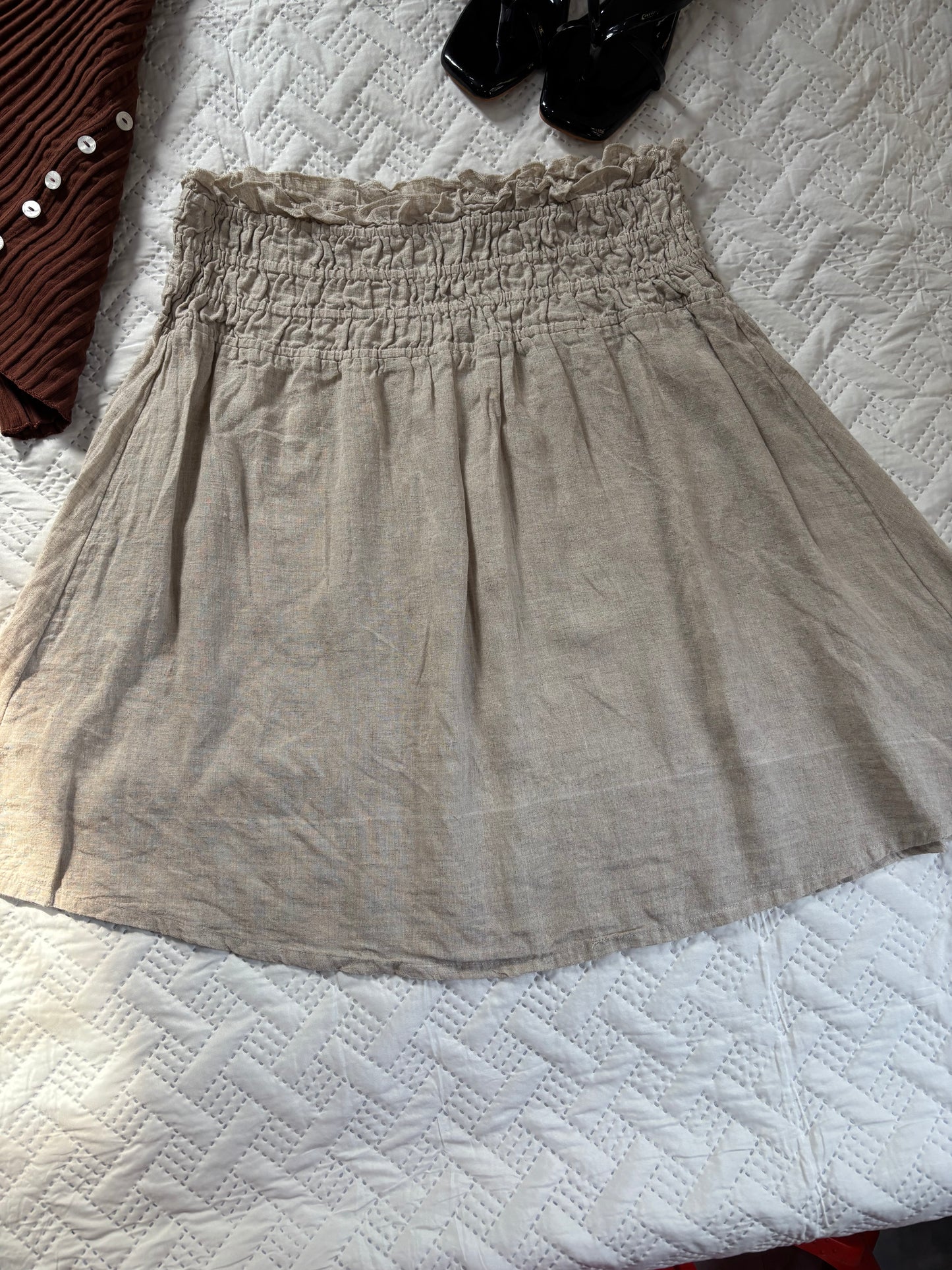 Linen skirt