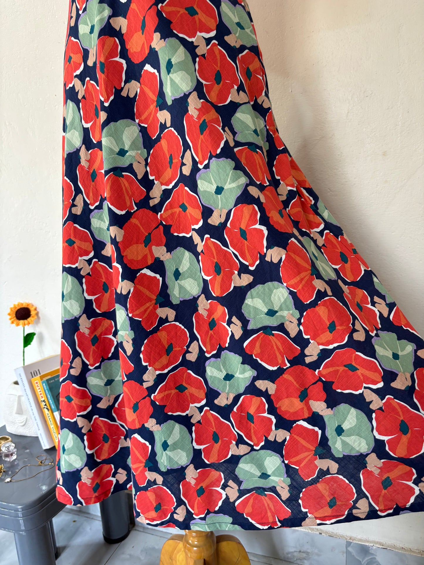 Seasalt Cornwall beautiful floral linen A line dress