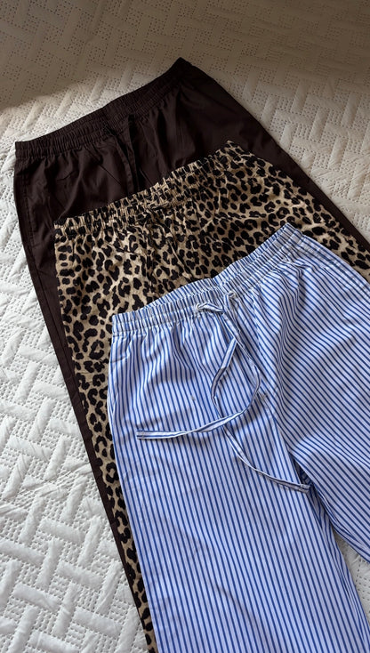 Cotton drawstring pajamas