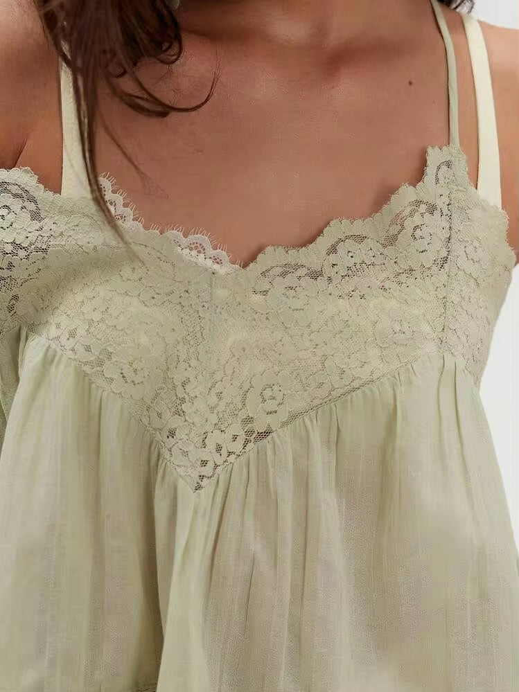 Green fiona lacey top