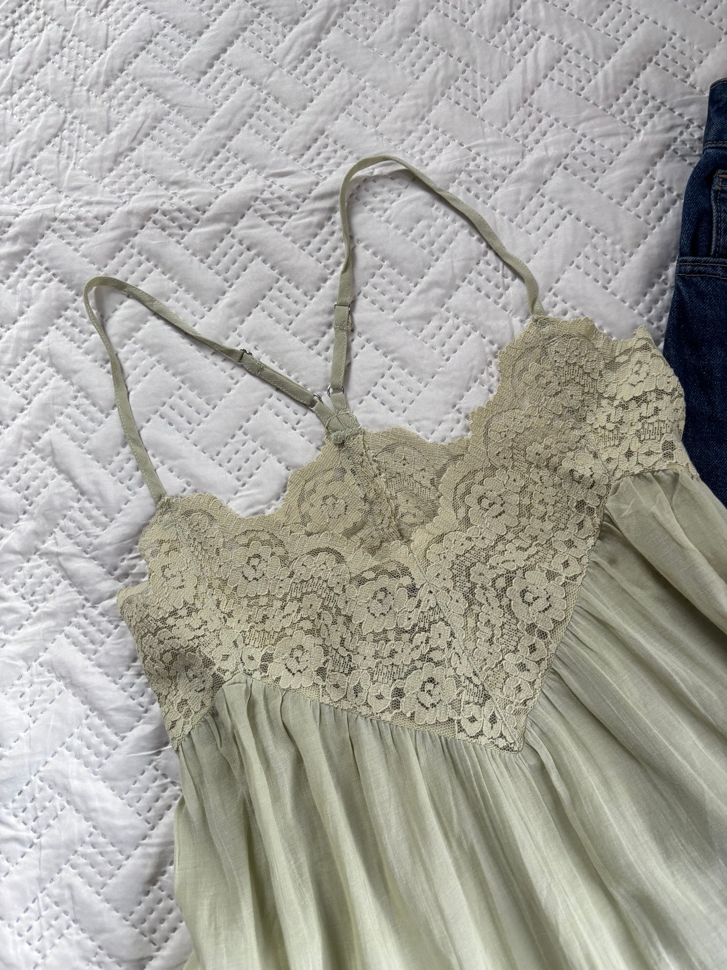 Green fiona lacey top