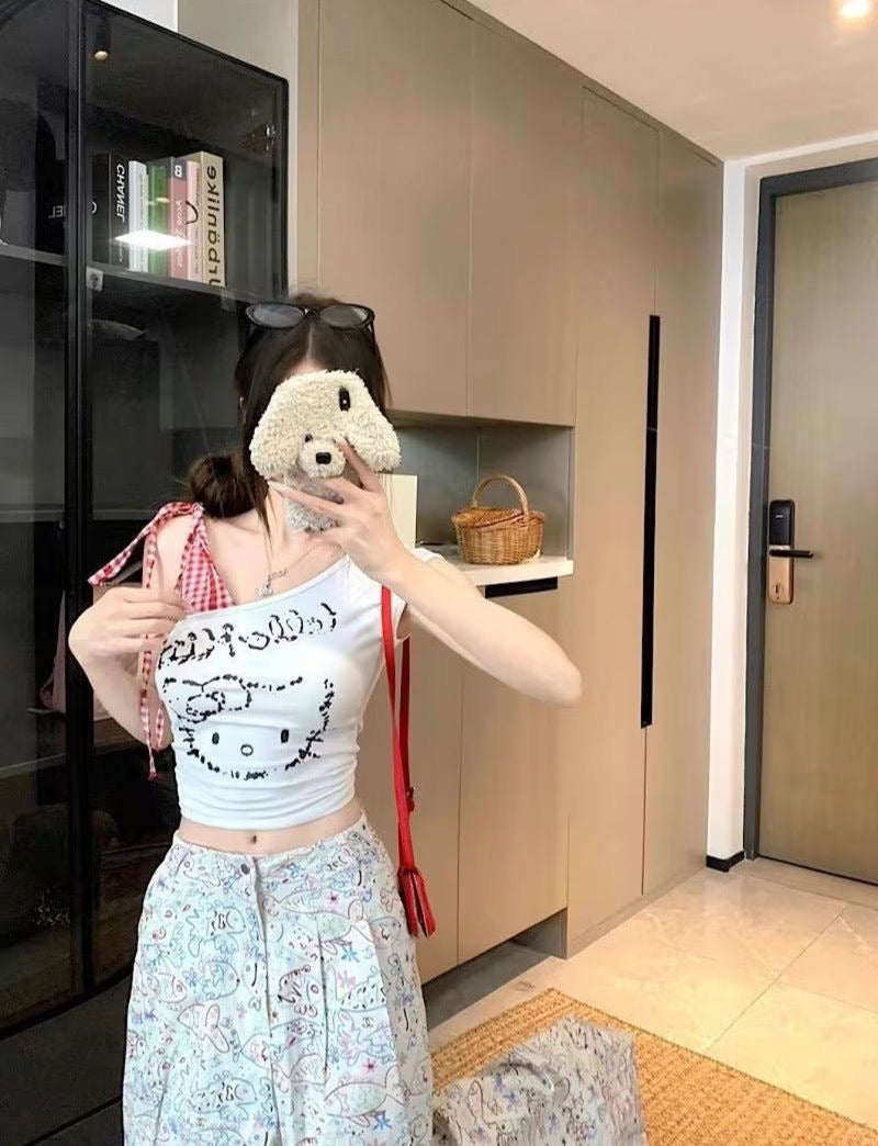 Hello kitty padded tops