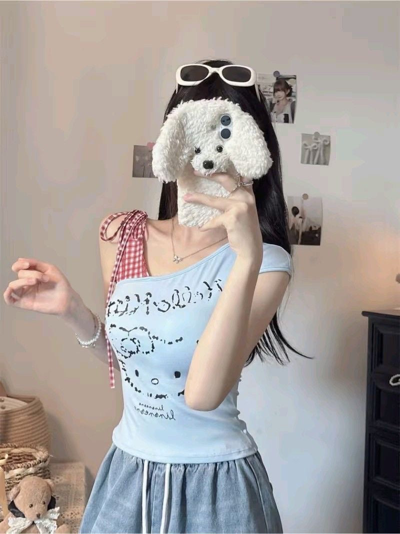 Hello kitty padded tops