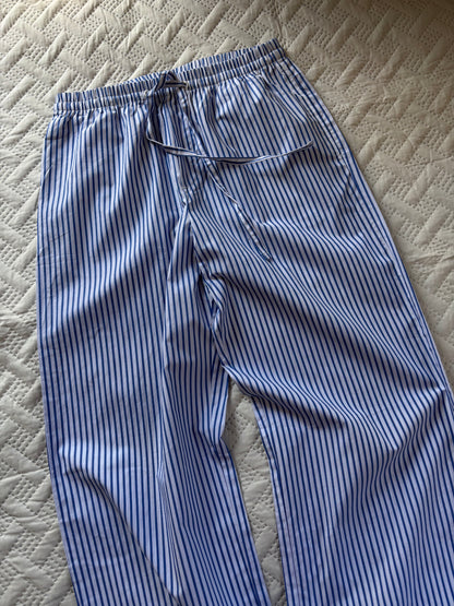 Cotton drawstring pajamas