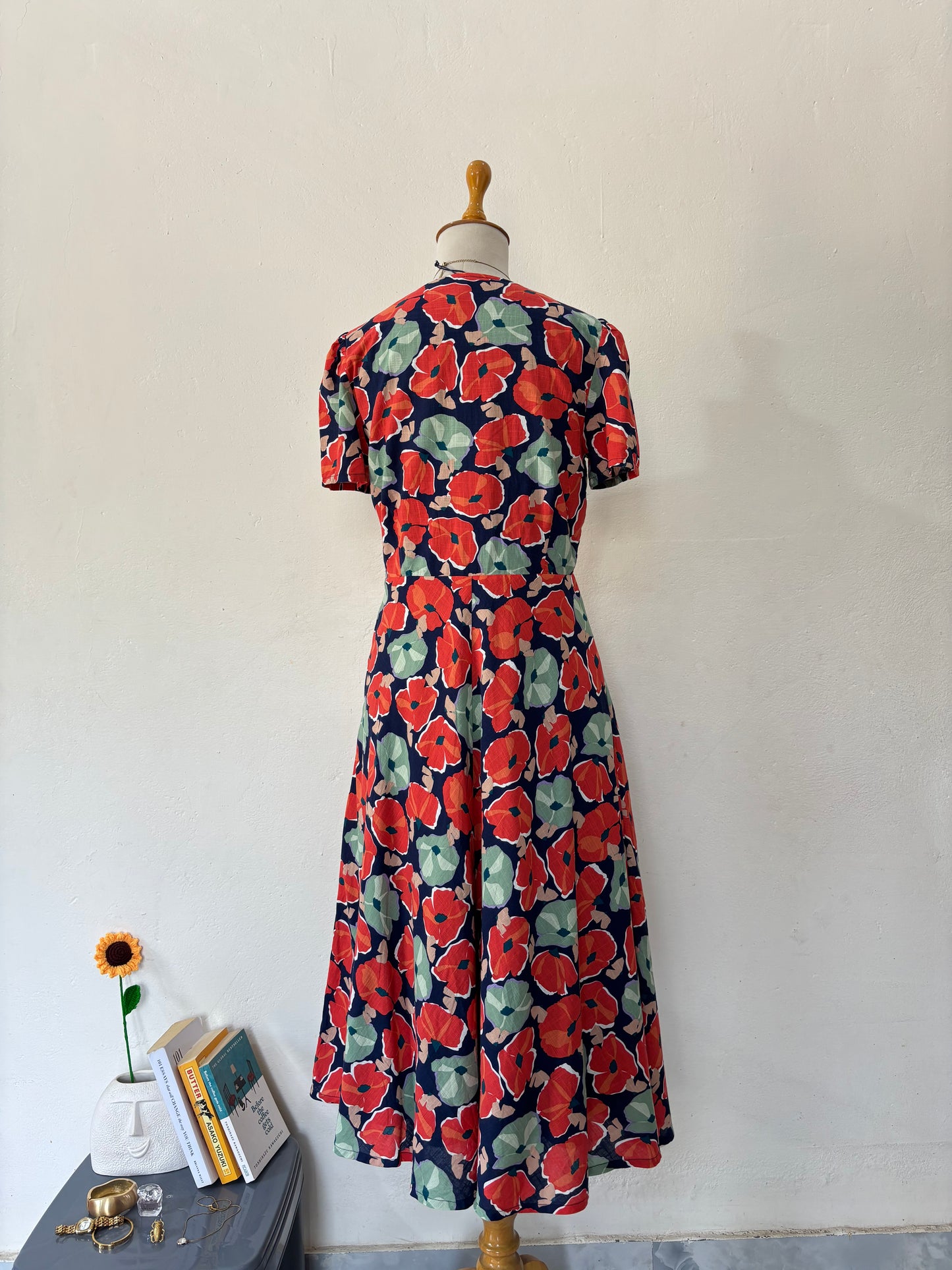 Seasalt Cornwall beautiful floral linen A line dress