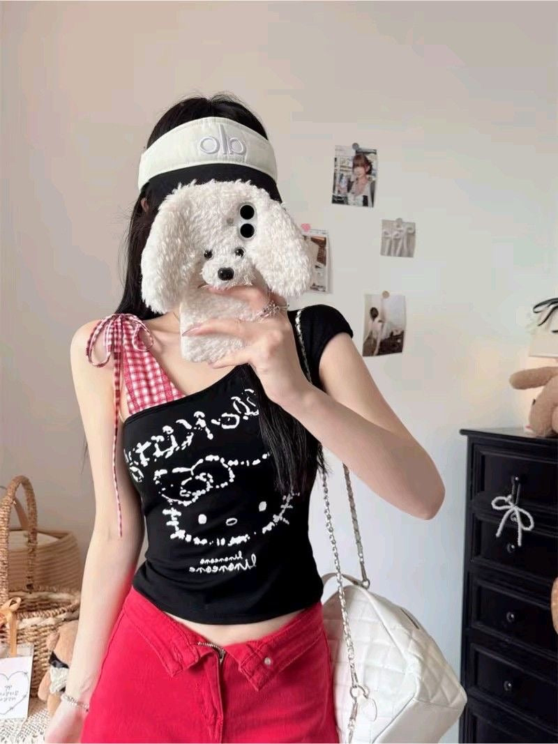 Hello kitty padded tops