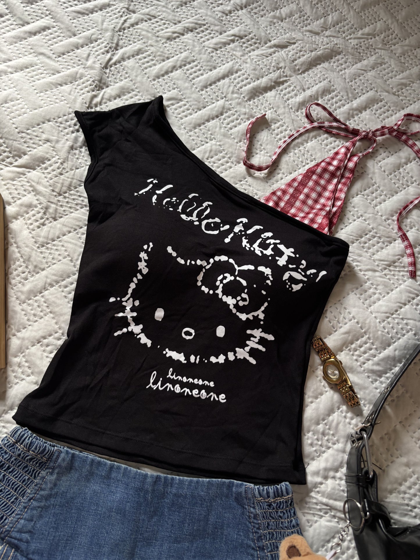 Hello kitty padded tops