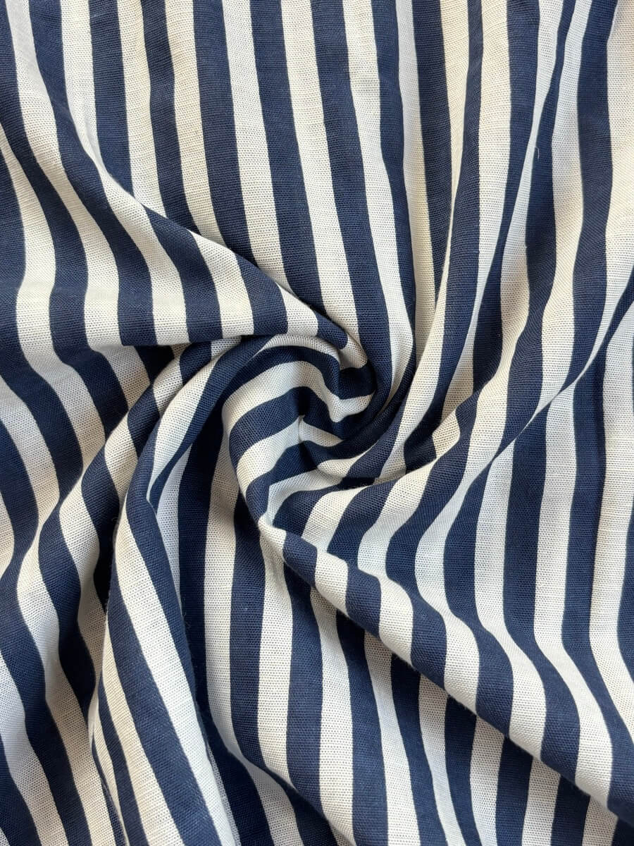 Blue stripe linen shirt